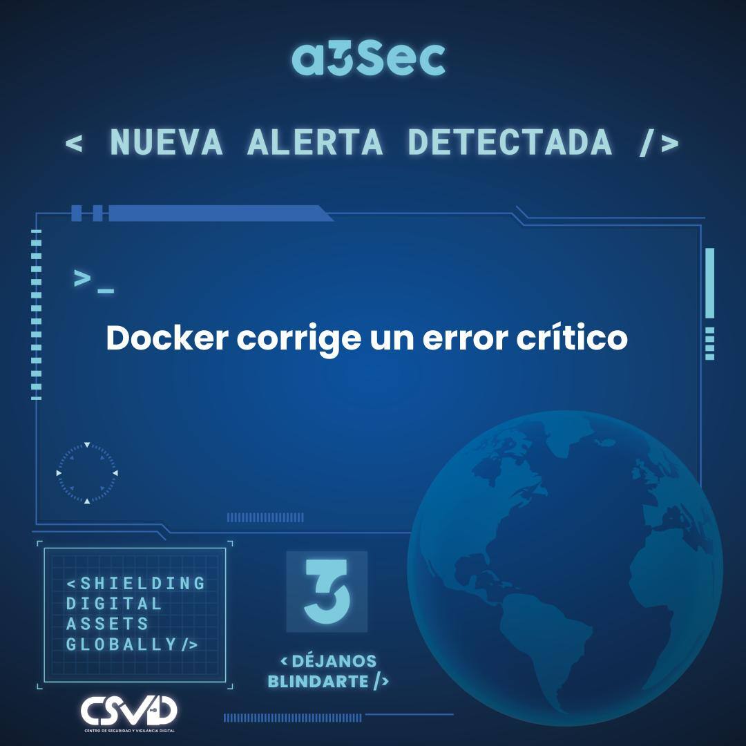 Docker corrige un error crítico