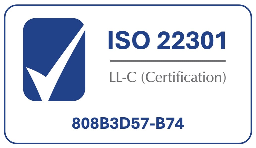 Logo ISO22301 A3Sec