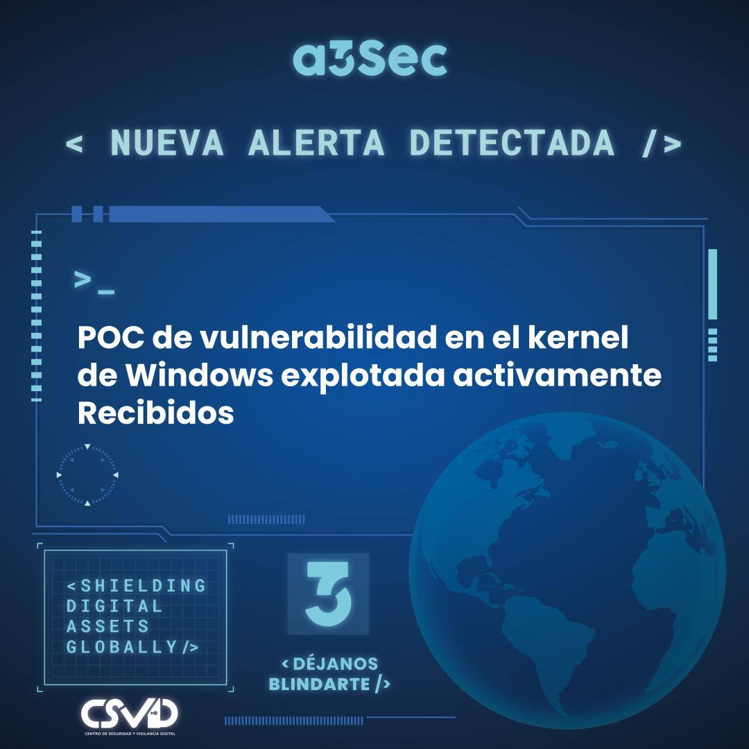 POC de vulnerabilidad en el kernel de Windows
