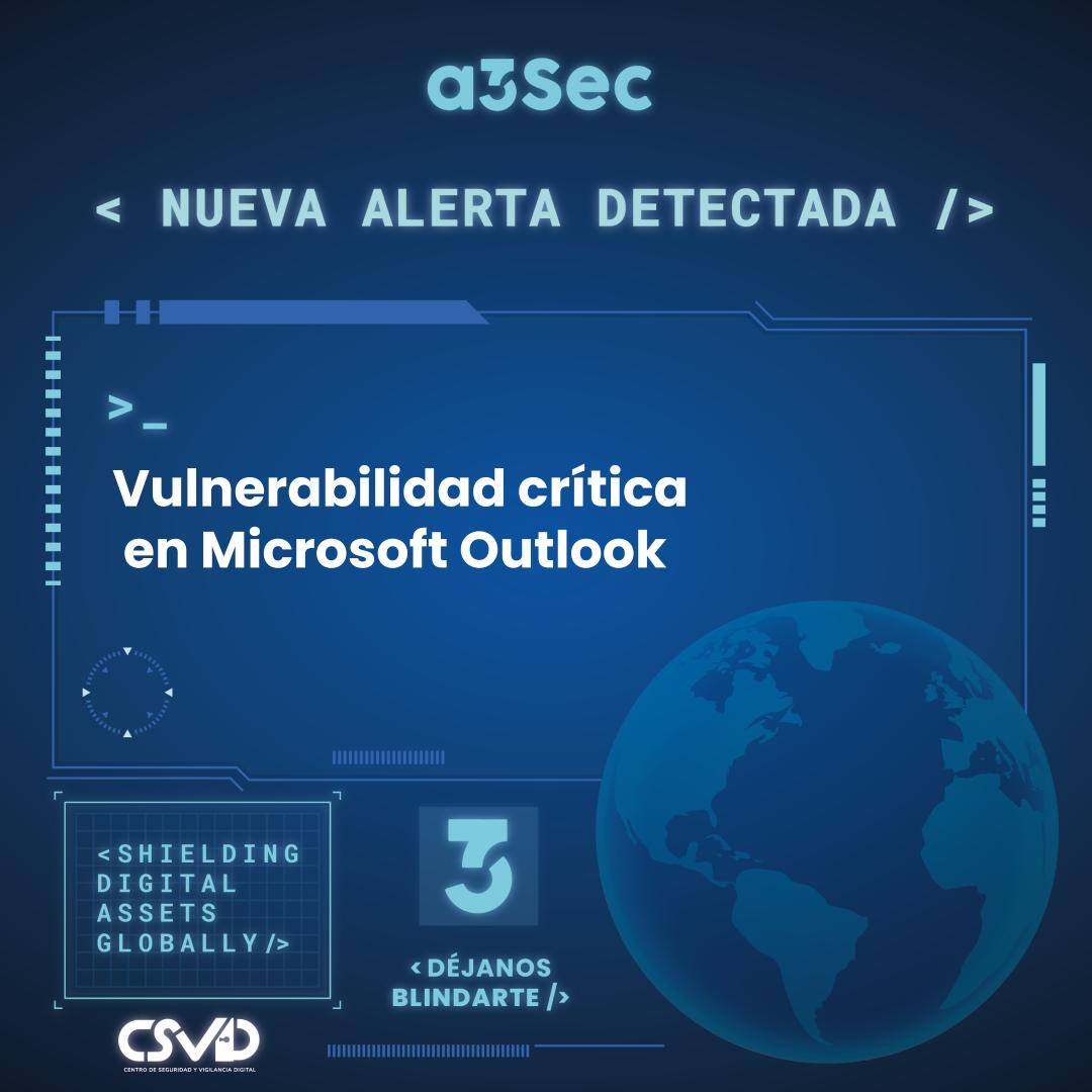Vulnerabilidad crítica en Microsoft Outlook