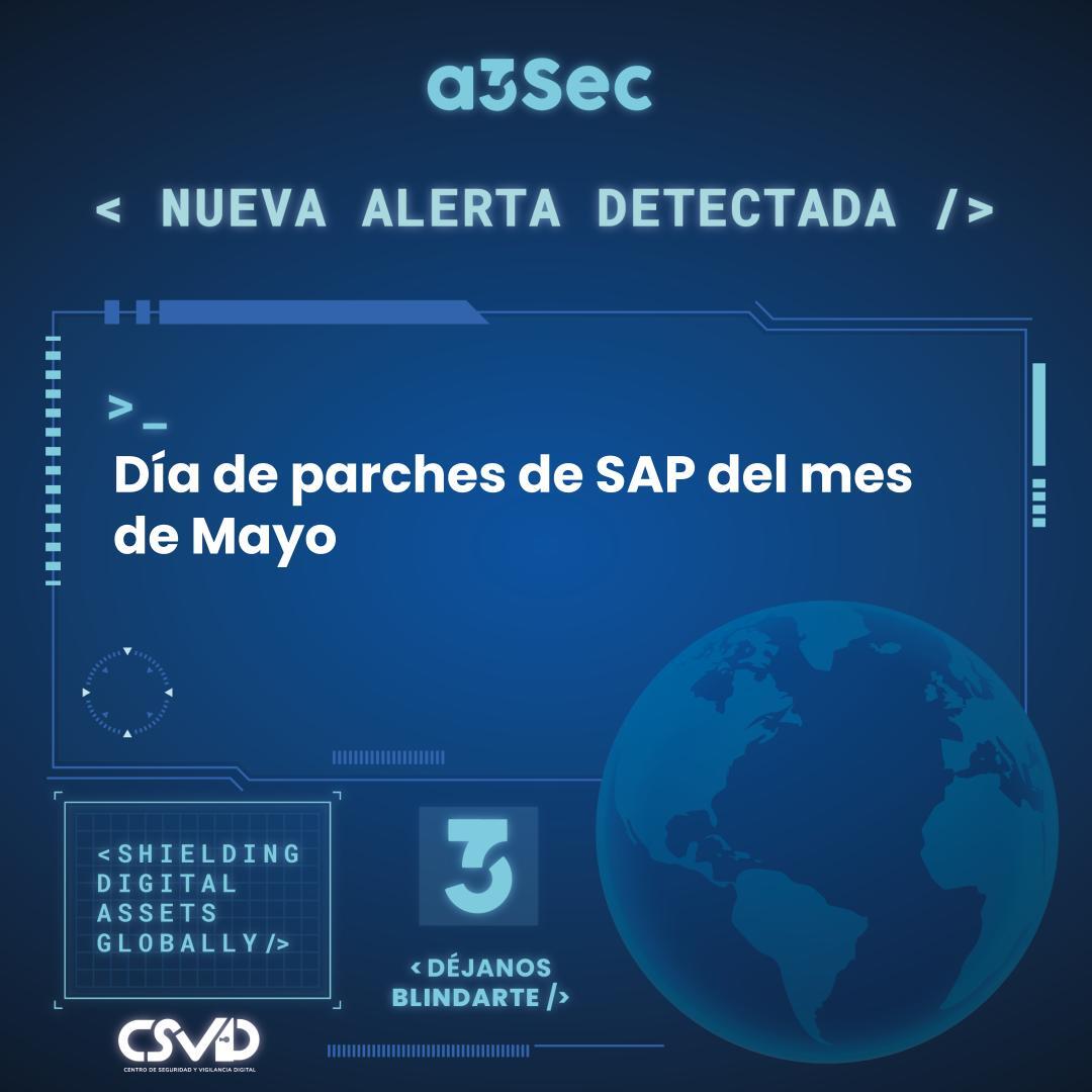 Día de parches de SAP del mes de Mayo