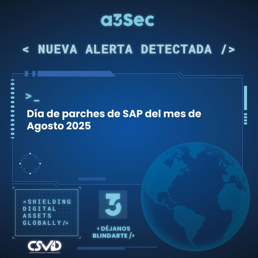 Día de parches de SAP del mes de Agosto 2025 
