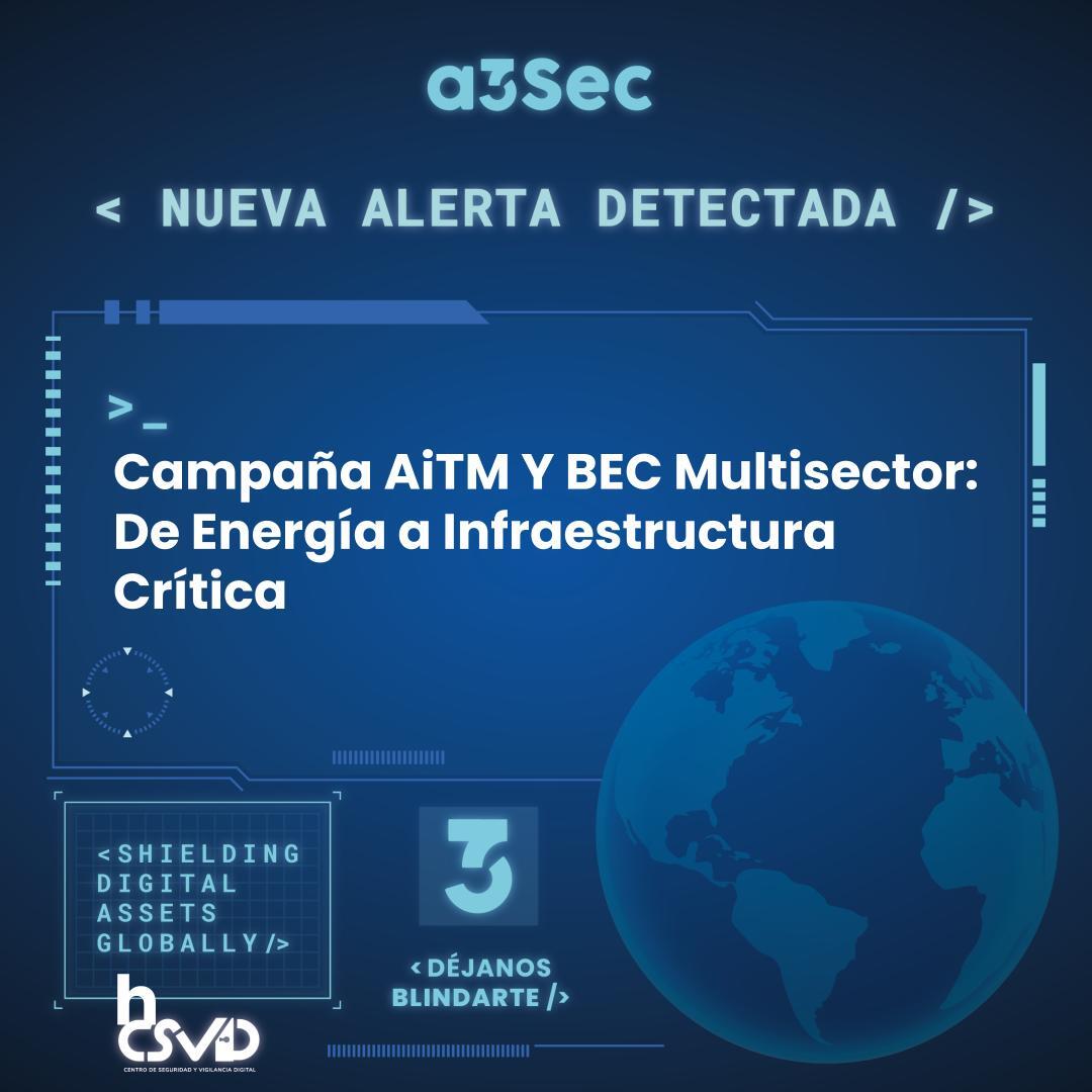 Campaña AiTM Y BEC Multisector: De Energía a Infraestructura Crítica