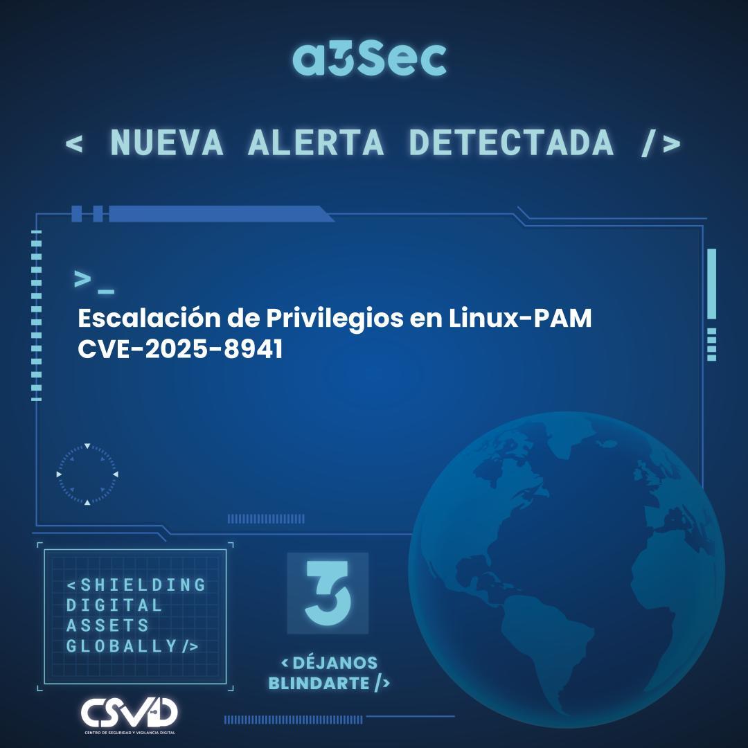 Escalación de Privilegios en Linux-PAM CVE-2025-8941