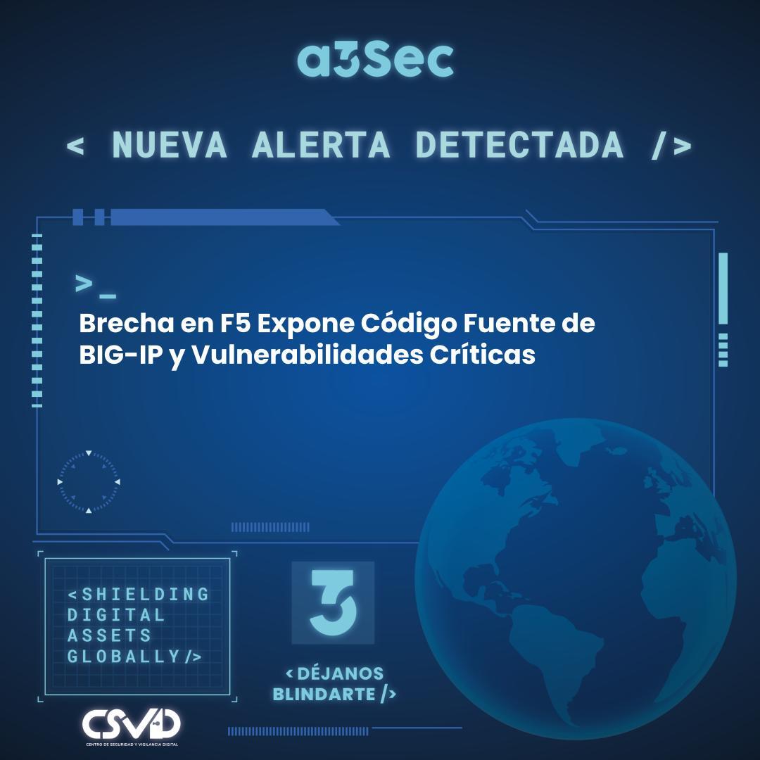 Brecha en F5 Expone Código Fuente de BIG-IP y Vulnerabilidades Críticas