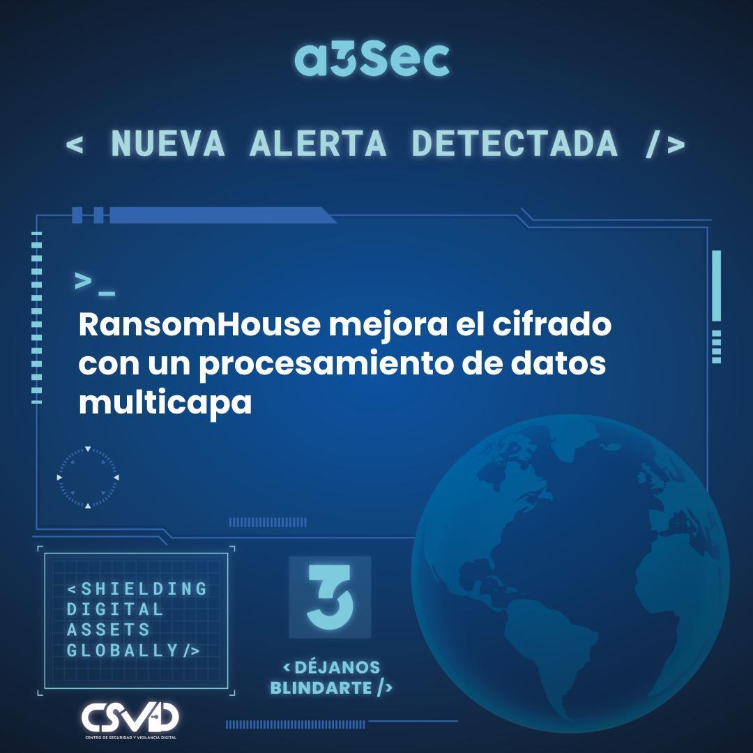 RansomHouse mejora el cifrado con un procesamiento de datos multicapa