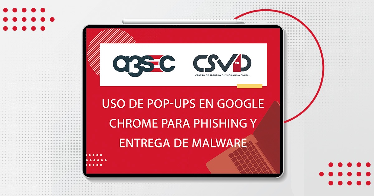 USO DE POP-UPS EN GOOGLE CHROME